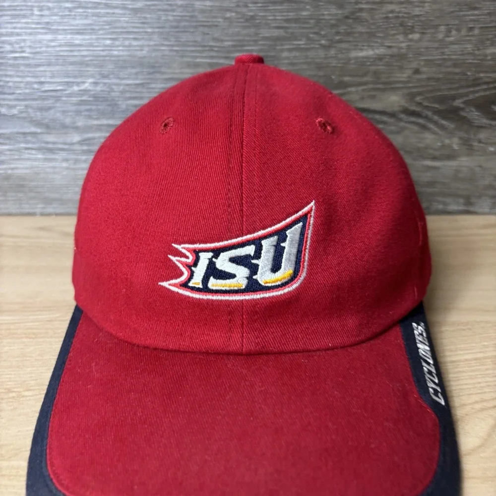Gear For Sports Iowa State Cyclones Hat Cap Strap Back Red Black NCAA Mens ISU